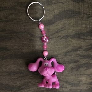 Magenta From Blues Clues Keychain, Brand New